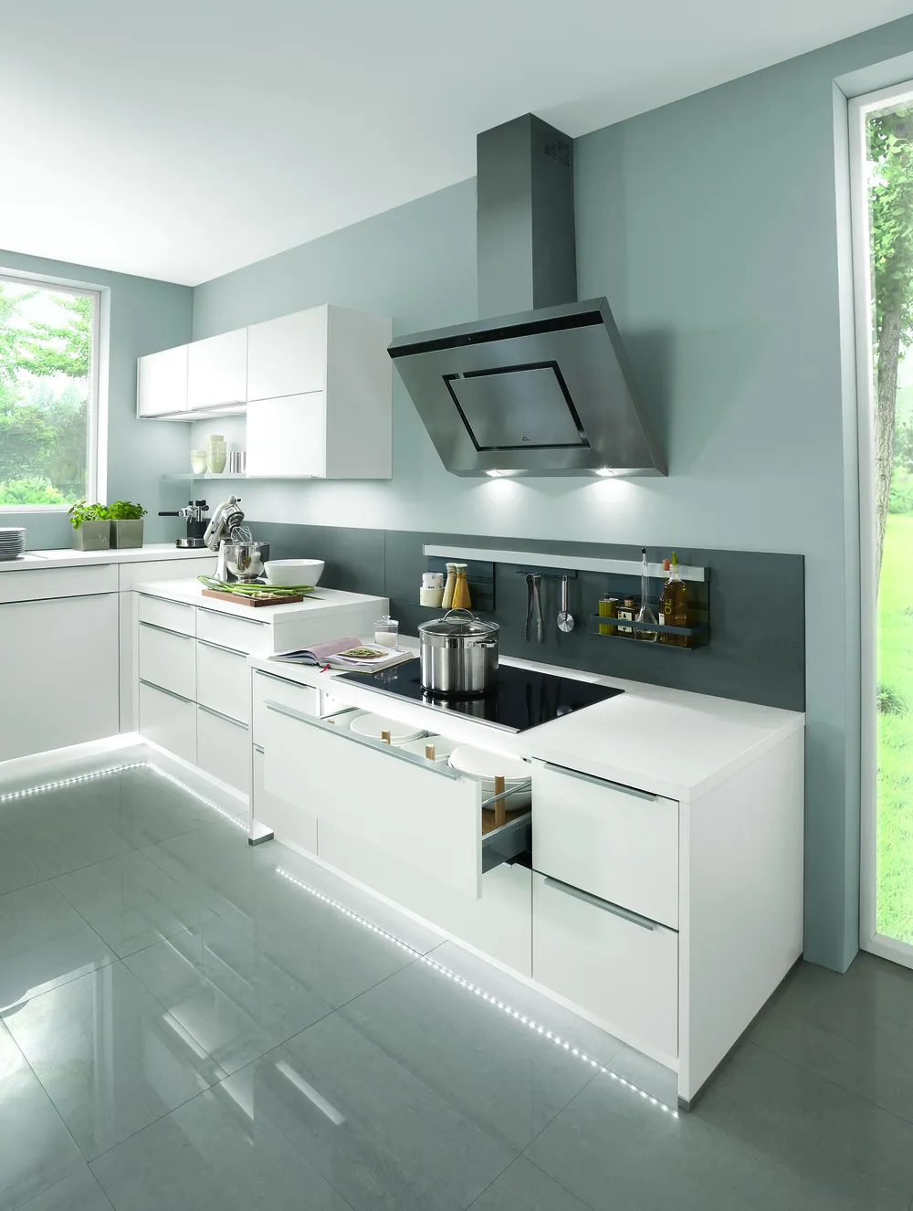 Kutchenhaus Touch Lacquered, Alpine White 2