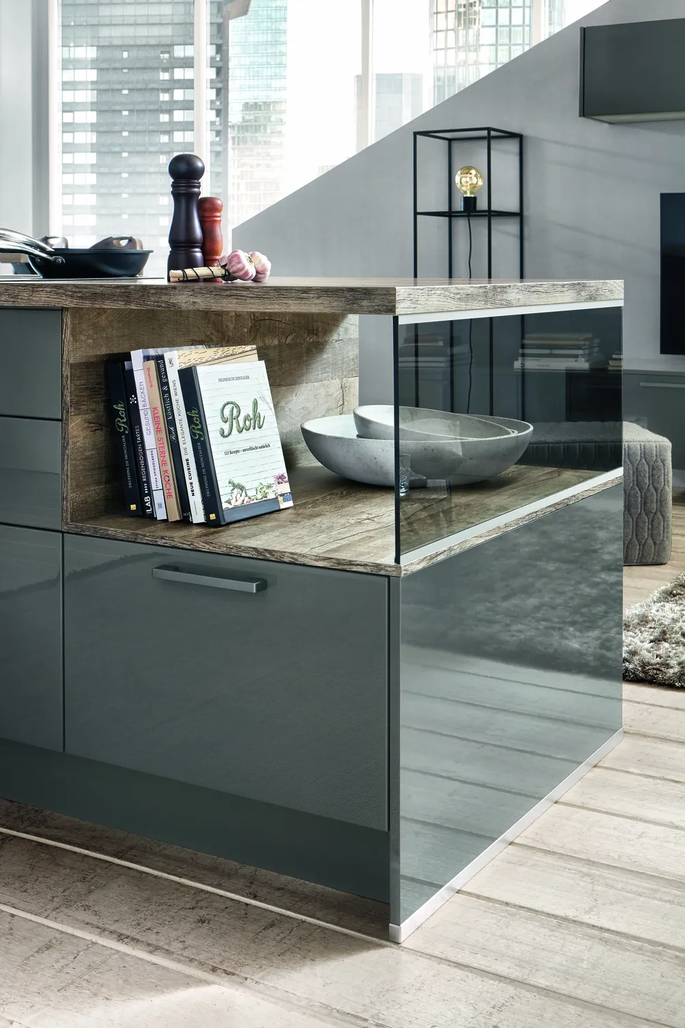 Kutchenhaus Flash Slate Grey High Gloss 2