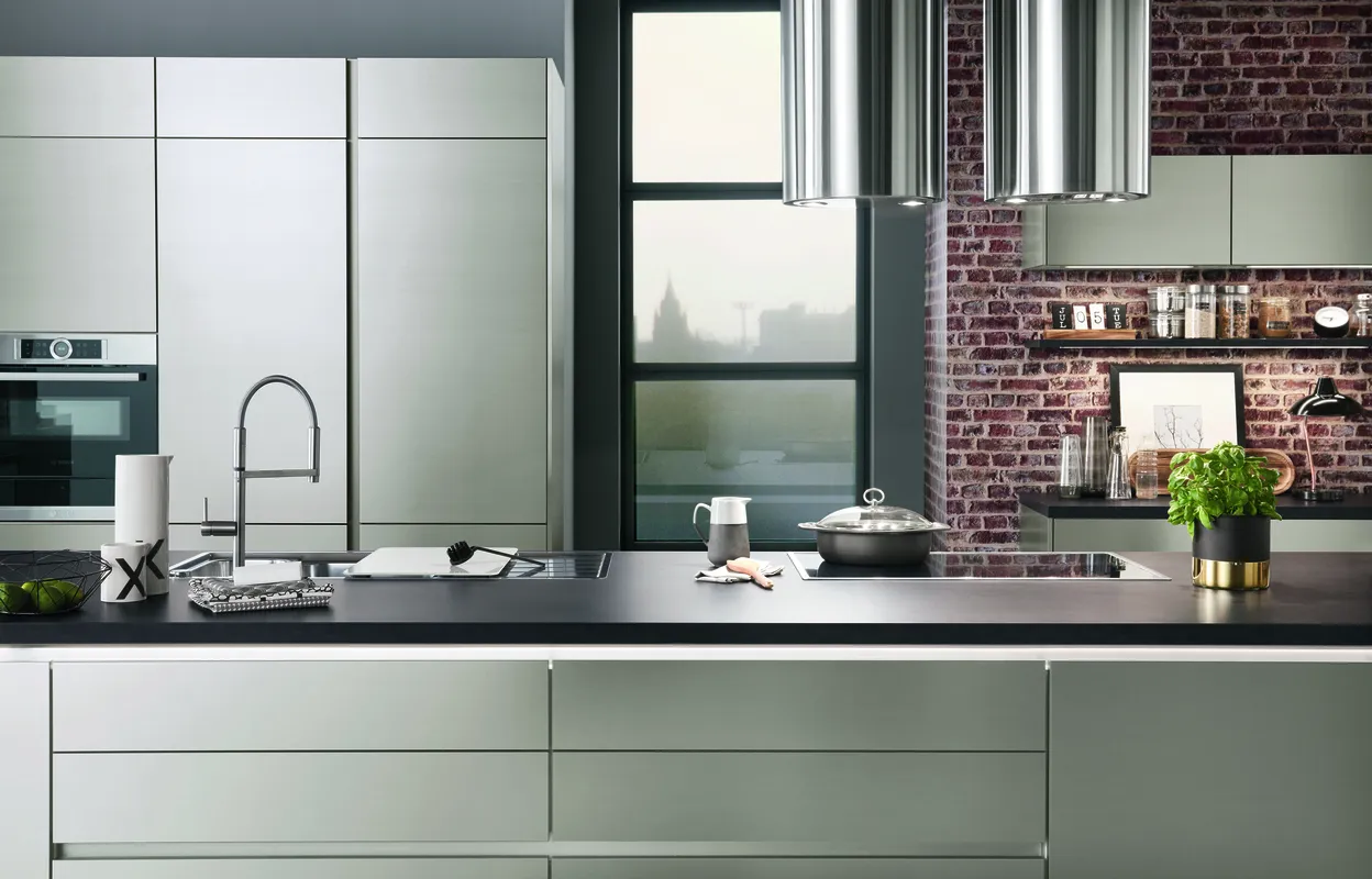 Kutchenhaus Inox Lacquer, Brushed Steel 2