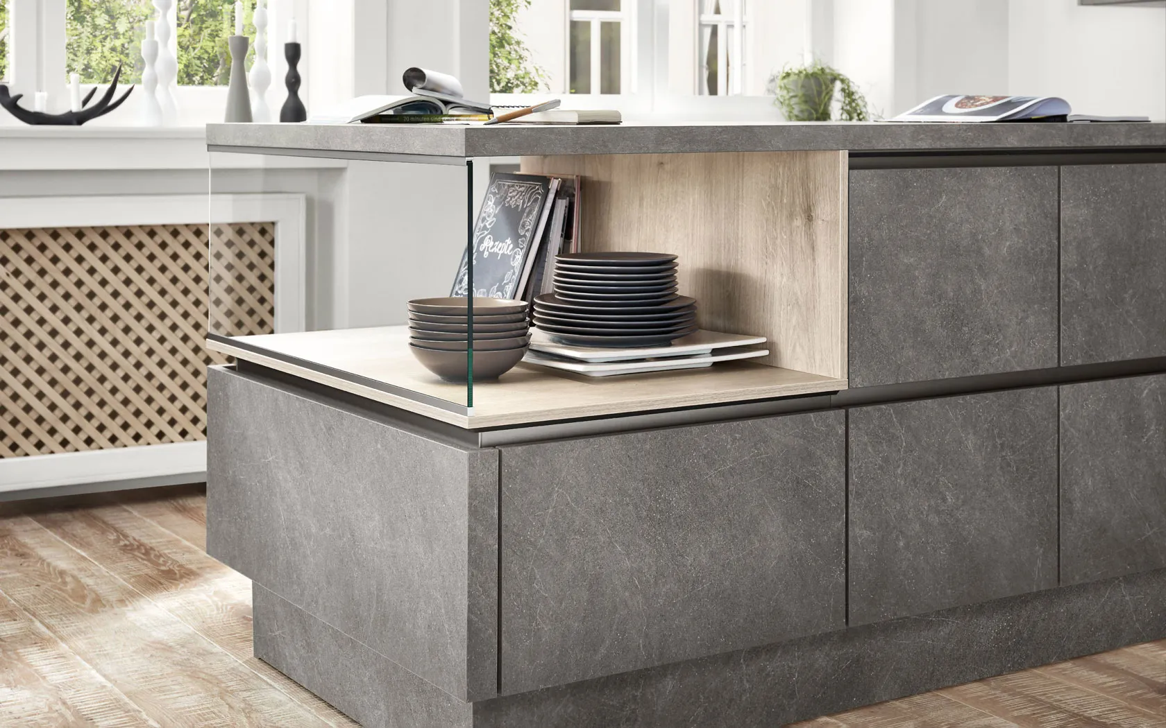 Kutchenhaus StoneArt Taupe Grey Basalt 3